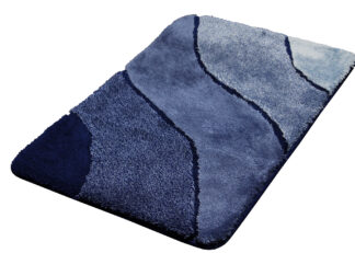 Wave Blå Badrumsmatta