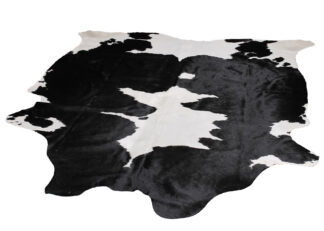 Exklusivt äkta Svart/Vit Koskinn Nr:1