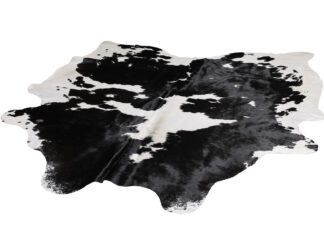 Exklusivt äkta Svart/Vit Koskinn Nr:2